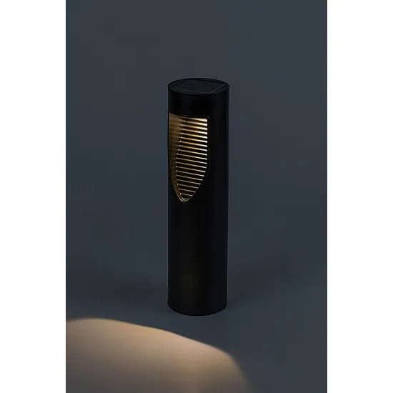 Rábalux Ravello fekete LED napelemes kültéri leszúrható lámpa (RAB-77158) LED 1 izzós IP44