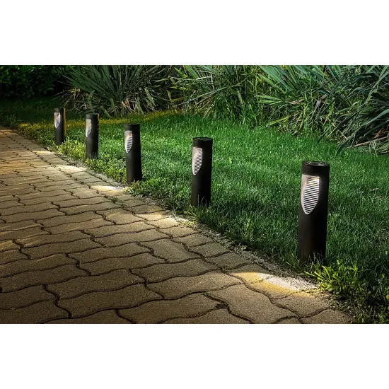 Rábalux Ravello fekete LED napelemes kültéri leszúrható lámpa (RAB-77158) LED 1 izzós IP44