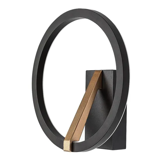 Rábalux Renara fekete/ arany LED fali lámpa (RAB-71350) LED 1 izzós IP20