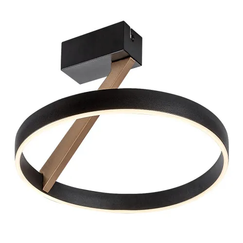 Rábalux Renara fekete/ arany LED mennyezeti lámpa (RAB-71351) LED 1 izzós IP20