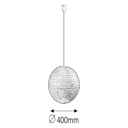Rábalux Rice fehér lámpaernyő (RAB-4898)  1 izzós IP20