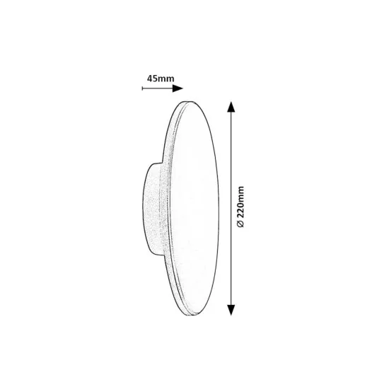 Rábalux Rust fekete LED kültéri fali lámpa (RAB-77151) LED 1 izzós IP65