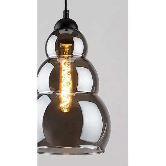 Rábalux Salvatore fekete függesztett lámpa (RAB-72211) E27 1 izzós IP20