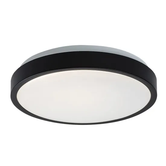 Rábalux Samira fekete fürdőszobai LED mennyezeti lámpa (RAB-71252) LED 1 izzós IP44