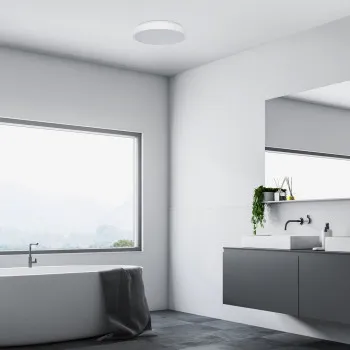 Rábalux Samira fehér fürdőszobai LED mennyezeti lámpa (RAB-71258) LED 1 izzós IP44