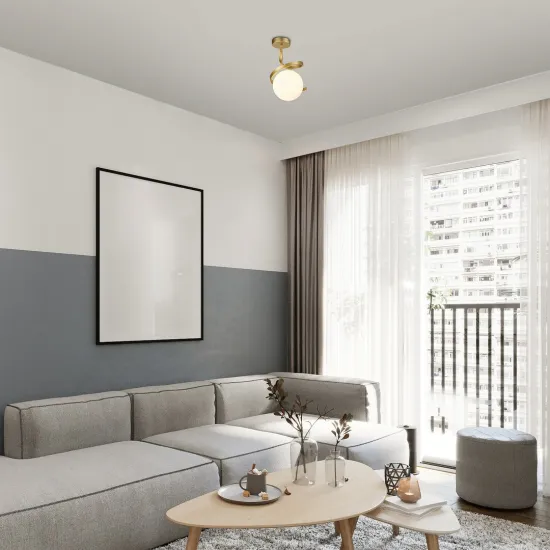 Rábalux Sarabi arany mennyezeti lámpa (RAB-71301) E27 1 izzós IP20