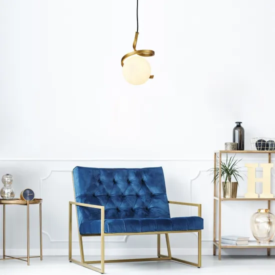 Rábalux Sarabi arany függesztett lámpa (RAB-72126) E27 1 izzós IP20