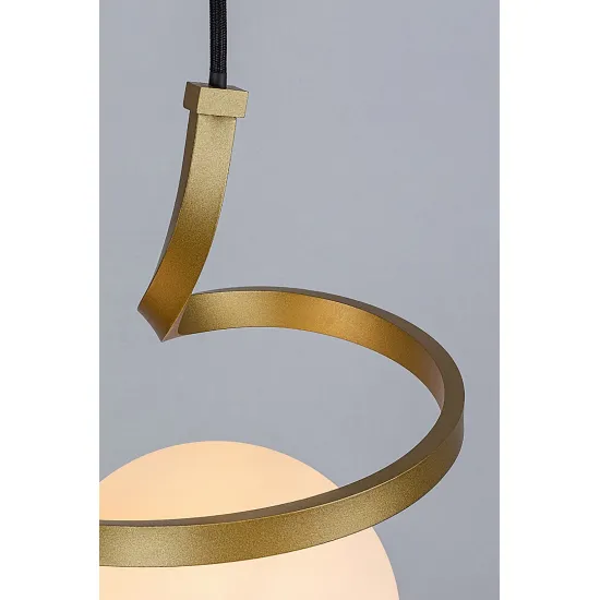 Rábalux Sarabi arany függesztett lámpa (RAB-72126) E27 1 izzós IP20