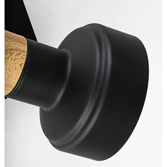 Rábalux Saskia fekete fali spotlámpa (RAB-73055) E14 1 izzós IP20