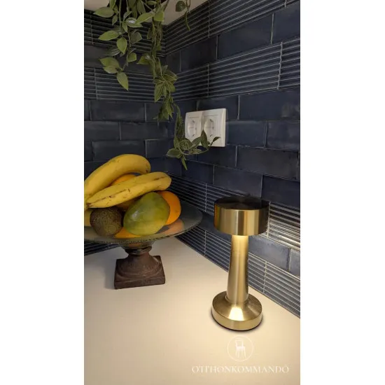 Rábalux Senan arany hordozható LED asztali lámpa (RAB-74207) LED 1 izzós IP20