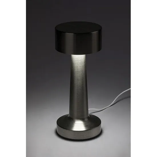 Rábalux Senan ezüst hordozható LED asztali lámpa (RAB-74208) LED 1 izzós IP20