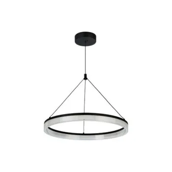 Rábalux Seraphiel fekete-fehér távirányítós LED függesztett lámpa (RAB-72478) LED 1 izzós IP20