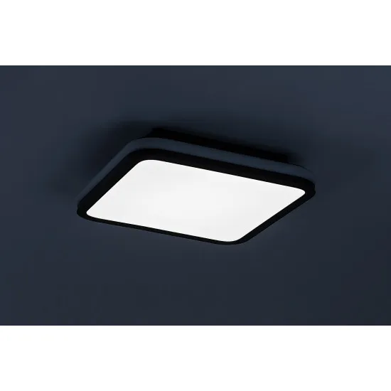 Rábalux Serkan fehér-fekete LED mennyezeti lámpa (RAB-71399) LED 1 izzós IP20