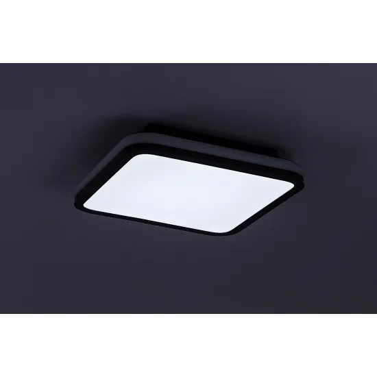 Rábalux Serkan fehér-fekete LED mennyezeti lámpa (RAB-71399) LED 1 izzós IP20
