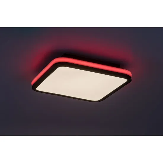 Rábalux Serkan fehér-fekete LED mennyezeti lámpa (RAB-71399) LED 1 izzós IP20