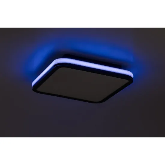 Rábalux Serkan fehér-fekete LED mennyezeti lámpa (RAB-71399) LED 1 izzós IP20