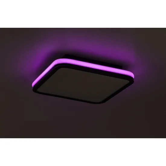 Rábalux Serkan fehér-fekete LED mennyezeti lámpa (RAB-71399) LED 1 izzós IP20