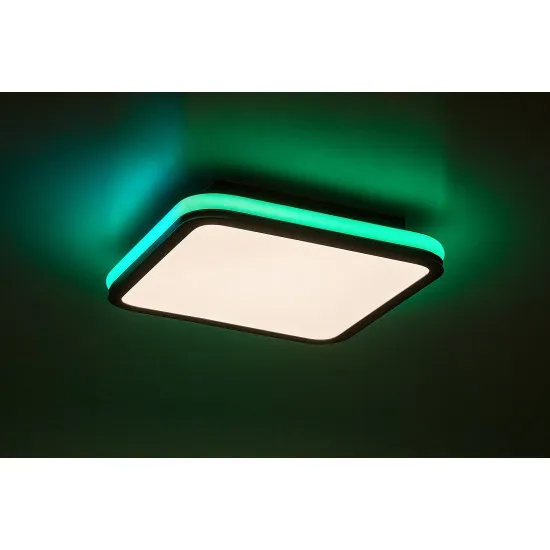 Rábalux Serkan fehér-fekete LED mennyezeti lámpa (RAB-71399) LED 1 izzós IP20