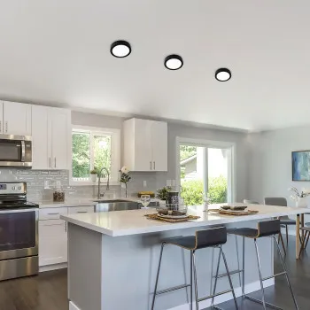 Rábalux Shaun 2 fekete LED beépíthető lámpa (RAB-71211) LED 1 izzós IP20