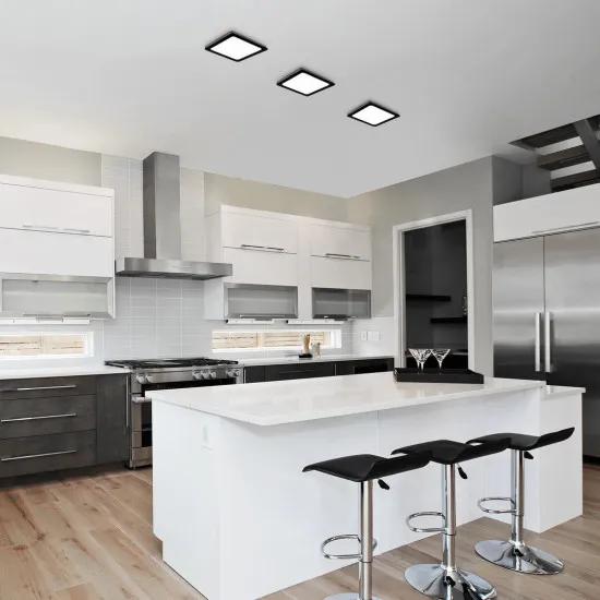 Rábalux Shaun 2 fekete LED beépíthető lámpa (RAB-71215) LED 1 izzós IP20