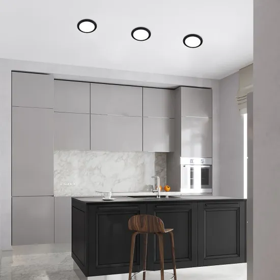 Rábalux Shaun 2 fekete LED beépíthető lámpa (RAB-71224) LED 1 izzós IP20