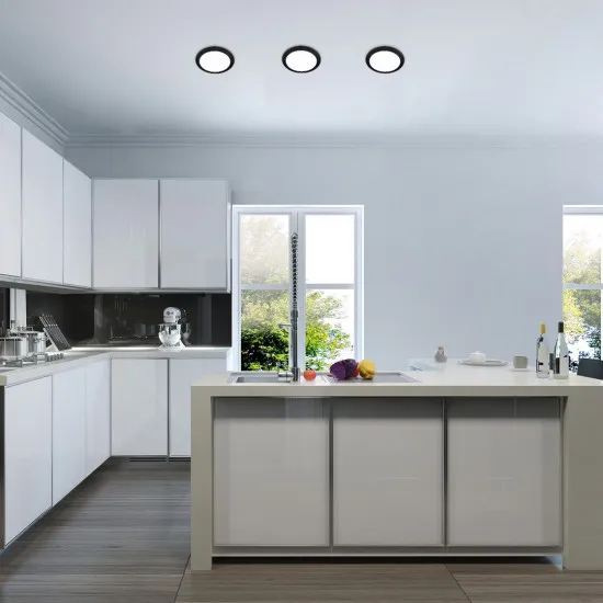 Rábalux Shaun 2 fekete LED beépíthető lámpa (RAB-71227) LED 1 izzós IP20