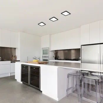 Rábalux Shaun 2 fekete LED beépíthető lámpa (RAB-71264) LED 1 izzós IP20