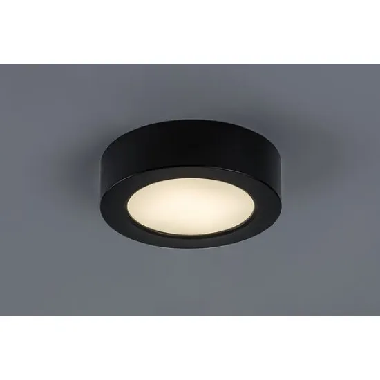 Rábalux Shaun Plus fekete-fehér vízvédett LED mennyezeti lámpa (RAB-75074) LED 1 izzós IP44