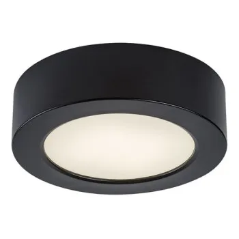 Rábalux Shaun Plus fekete-fehér vízvédett LED mennyezeti lámpa (RAB-75074) LED 1 izzós IP44