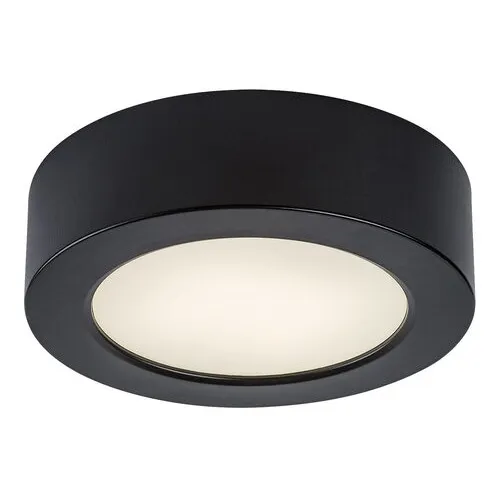 Rábalux Shaun Plus fekete-fehér vízvédett LED mennyezeti lámpa (RAB-75074) LED 1 izzós IP44