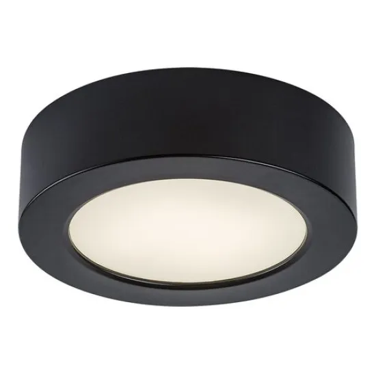 Rábalux Shaun Plus fekete-fehér vízvédett LED mennyezeti lámpa (RAB-75074) LED 1 izzós IP44