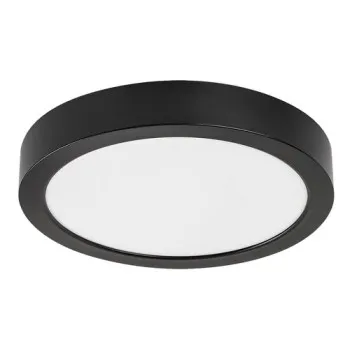 Rábalux Shaun Plus fekete-fehér vízvédett LED mennyezeti lámpa (RAB-75075) LED 1 izzós IP44