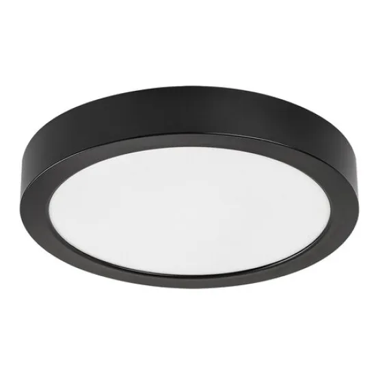 Rábalux Shaun Plus fekete-fehér vízvédett LED mennyezeti lámpa (RAB-75075) LED 1 izzós IP44