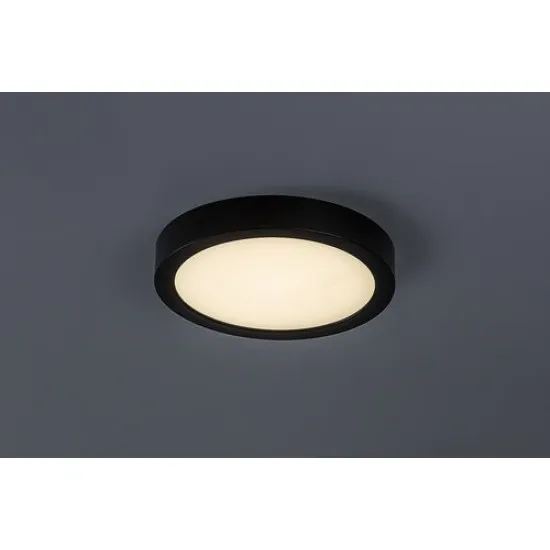 Rábalux Shaun Plus fekete-fehér vízvédett LED mennyezeti lámpa (RAB-75075) LED 1 izzós IP44