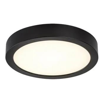 Rábalux Shaun Plus fekete-fehér vízvédett LED mennyezeti lámpa (RAB-75075) LED 1 izzós IP44