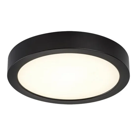 Rábalux Shaun Plus fekete-fehér vízvédett LED mennyezeti lámpa (RAB-75075) LED 1 izzós IP44