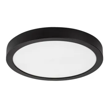 Rábalux Shaun Plus fekete-fehér vízvédett LED mennyezeti lámpa (RAB-75076) LED 1 izzós IP44