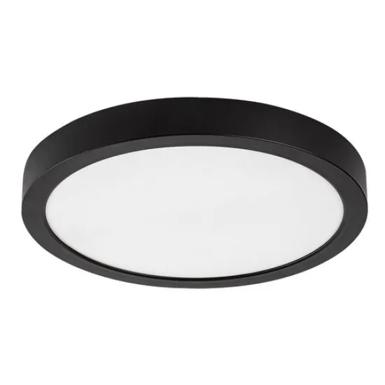 Rábalux Shaun Plus fekete-fehér vízvédett LED mennyezeti lámpa (RAB-75076) LED 1 izzós IP44