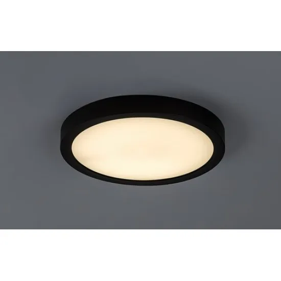 Rábalux Shaun Plus fekete-fehér vízvédett LED mennyezeti lámpa (RAB-75076) LED 1 izzós IP44
