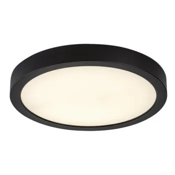 Rábalux Shaun Plus fekete-fehér vízvédett LED mennyezeti lámpa (RAB-75076) LED 1 izzós IP44