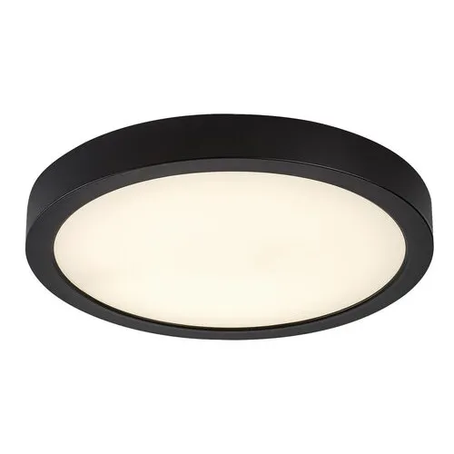 Rábalux Shaun Plus fekete-fehér vízvédett LED mennyezeti lámpa (RAB-75076) LED 1 izzós IP44