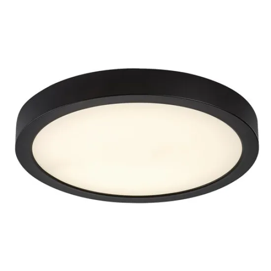 Rábalux Shaun Plus fekete-fehér vízvédett LED mennyezeti lámpa (RAB-75076) LED 1 izzós IP44
