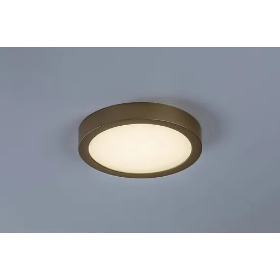 Rábalux Shaun Plus arany-fehér vízvédett LED mennyezeti lámpa (RAB-75078) LED 1 izzós IP44