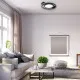 Rábalux Shirin fehér-fekete LED mennyezeti lámpa (RAB-71401) LED 1 izzós IP20