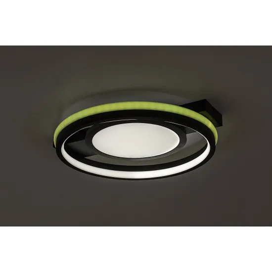 Rábalux Shirin fehér-fekete LED mennyezeti lámpa (RAB-71401) LED 1 izzós IP20