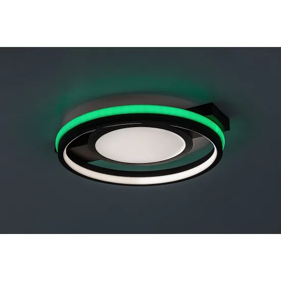 Rábalux Shirin fehér-fekete LED mennyezeti lámpa (RAB-71401) LED 1 izzós IP20