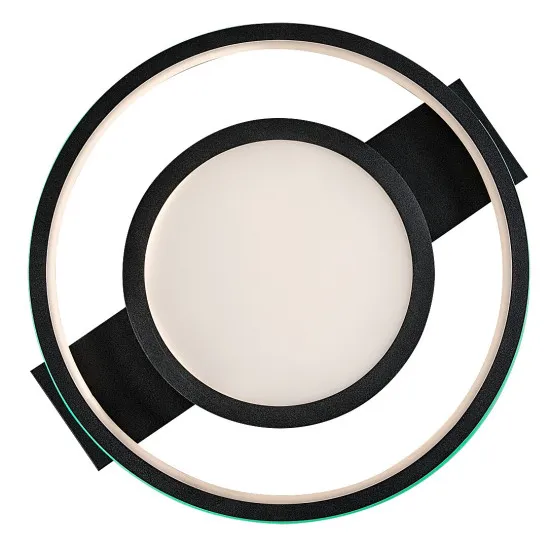 Rábalux Shirin fehér-fekete LED mennyezeti lámpa (RAB-71401) LED 1 izzós IP20