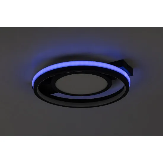 Rábalux Shirin fehér-fekete LED mennyezeti lámpa (RAB-71401) LED 1 izzós IP20