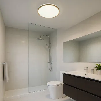 Rábalux Slava arany fürdőszobai LED mennyezeti lámpa (RAB-75058) LED 1 izzós IP44