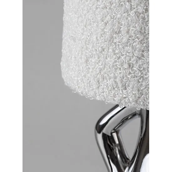 Rábalux Smurfy króm asztali lámpa (RAB-74216) E14 1 izzós IP20